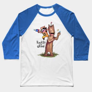 The raccoon and the tree Baseball T-Shirt